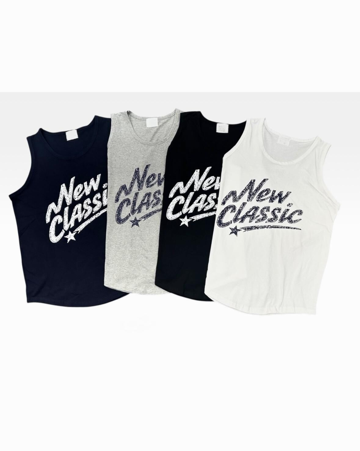 英文字背心 V1144