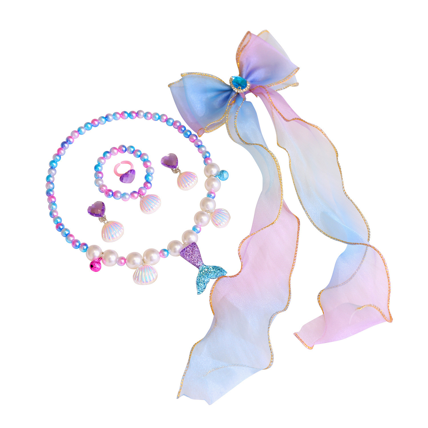 美人魚系列配件組-4件組+髮夾