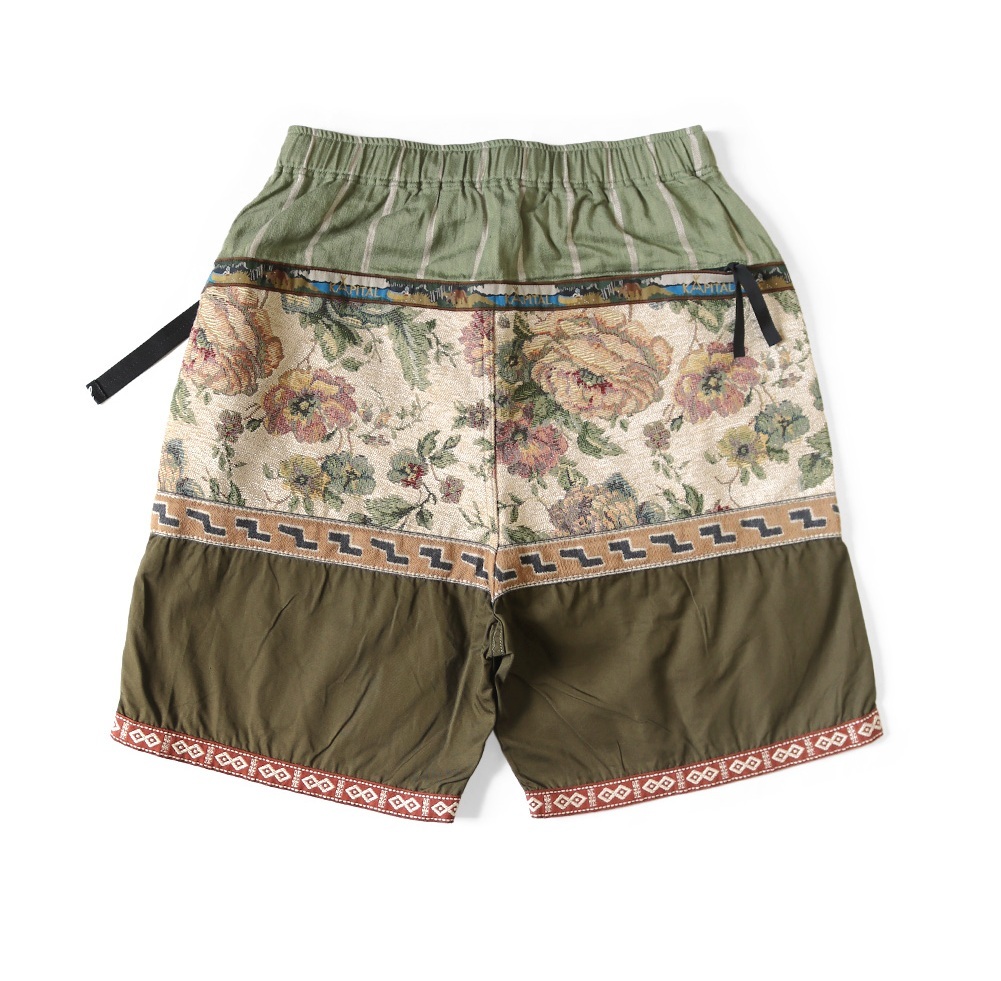 KAPITAL 2025 PATCHWORK ECO BAKA SHORTS - PRE ORDER ITEM (預訂中)
