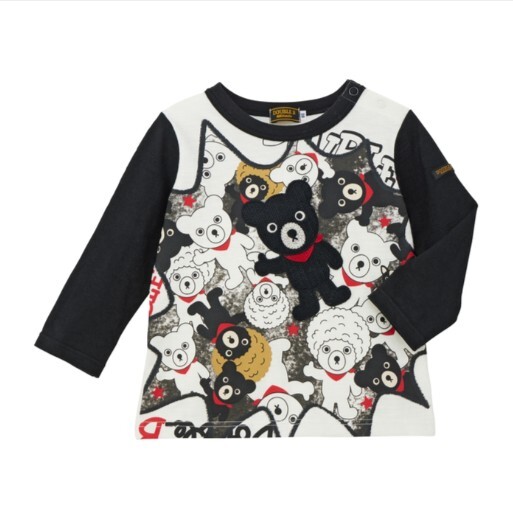 DB 刺繡熊仔長袖T恤