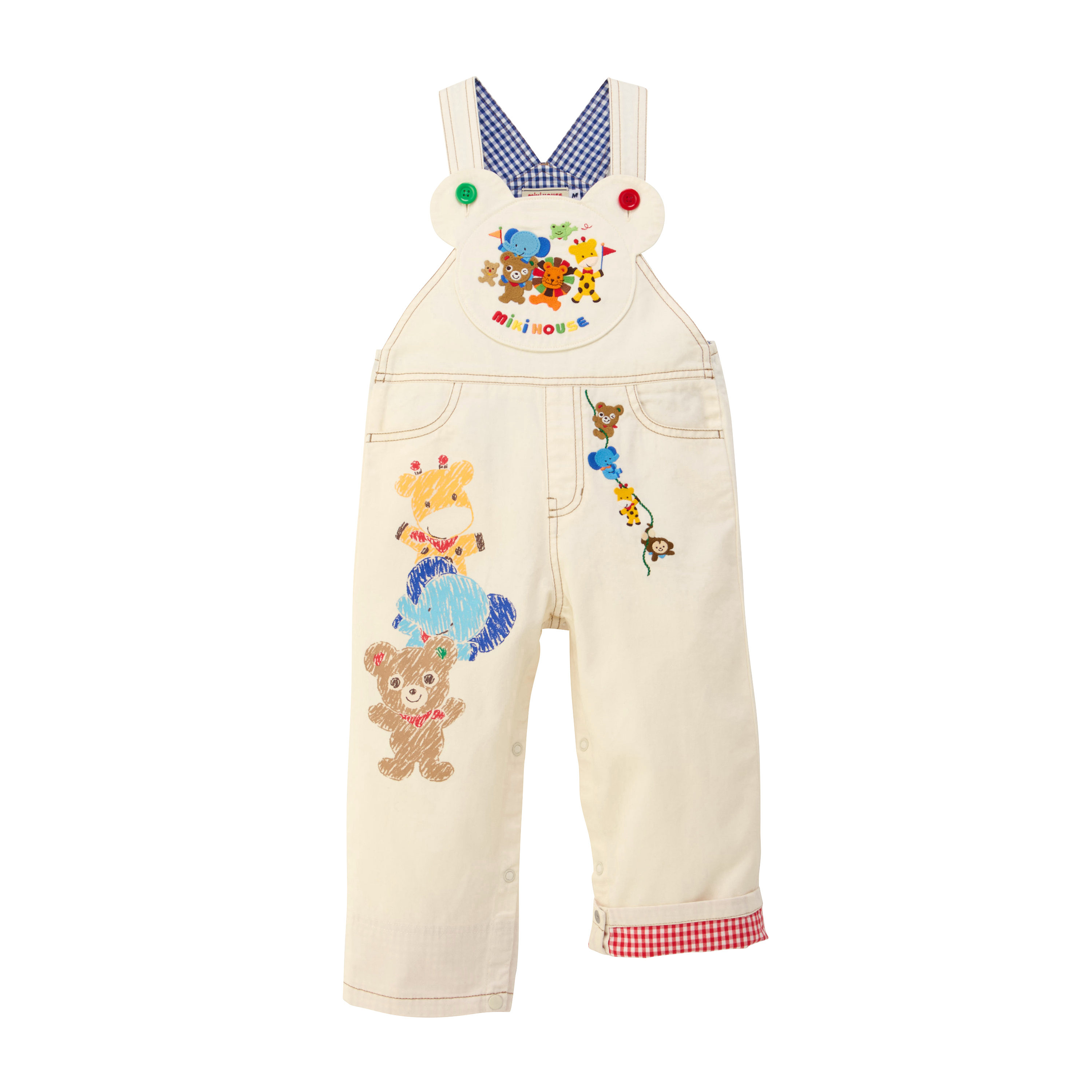 MH 動物家族背帶褲