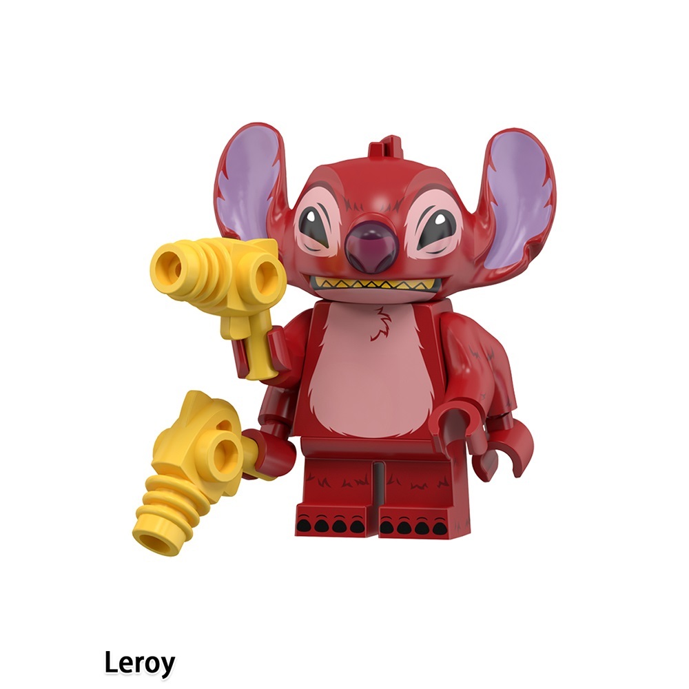 Stitch Leroy Custom Minifigures Minifigs Fit Lego WM6219 WM3017