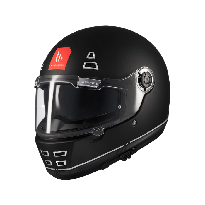 MT HELMETS JARAMA SV SOLID B2 MATT BLACK 消光面