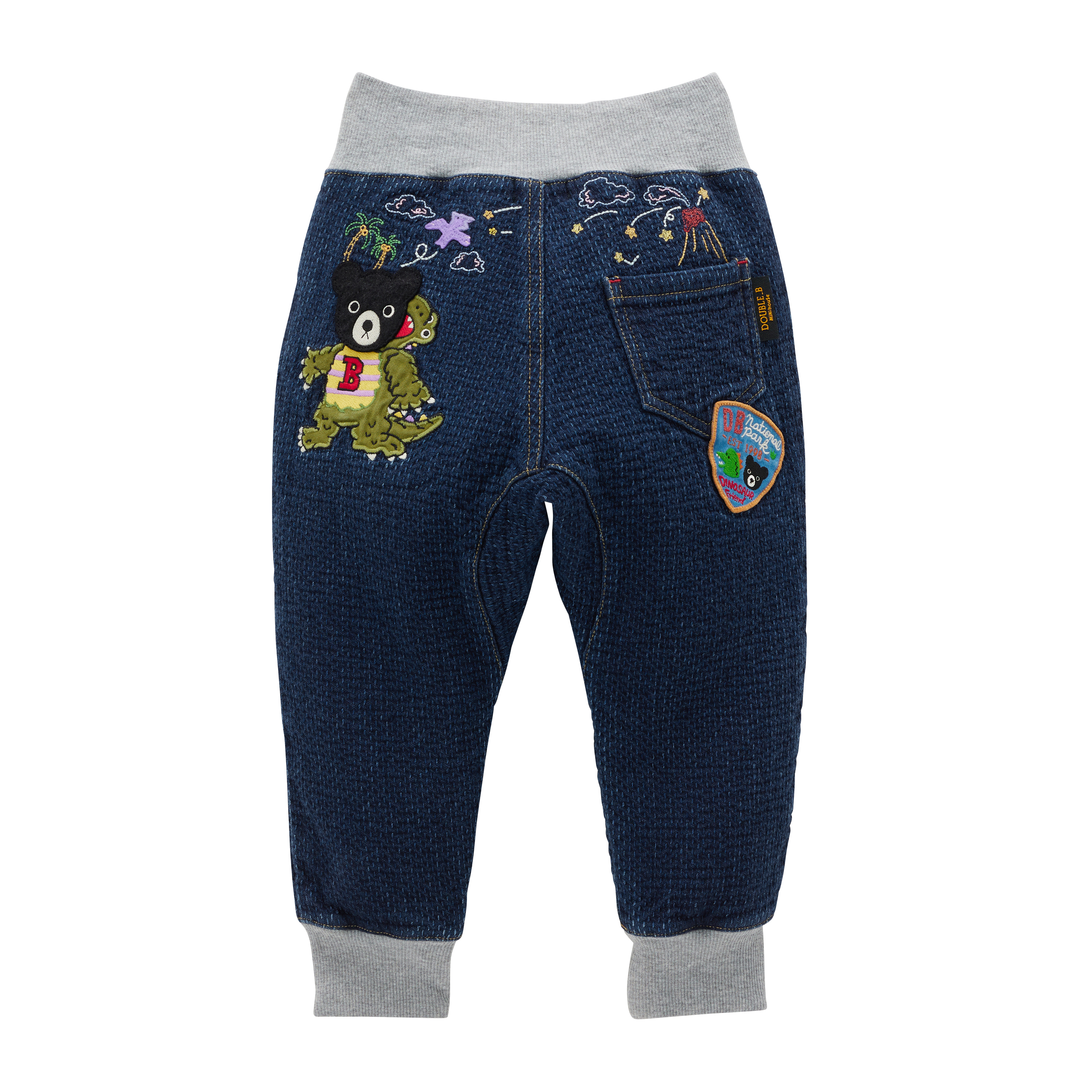 DB 牛仔刺繡長褲