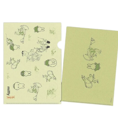 日本Miffy x 鳥獸戲画 A4 FILE (日本製)