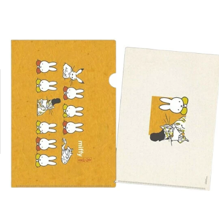 日本Miffy x 鳥獸戲画 A4 FILE (日本製)
