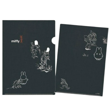 日本Miffy x 鳥獸戲画 A4 FILE (日本製)