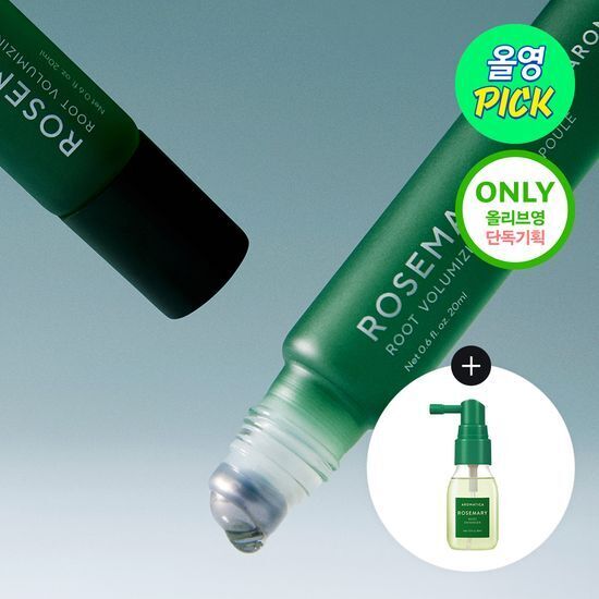 《Olive young連線》AROMATICA Rosemary Root Volumizing Scalp Ampoule 20ml Set (+Rosemary Tonic 30ml)