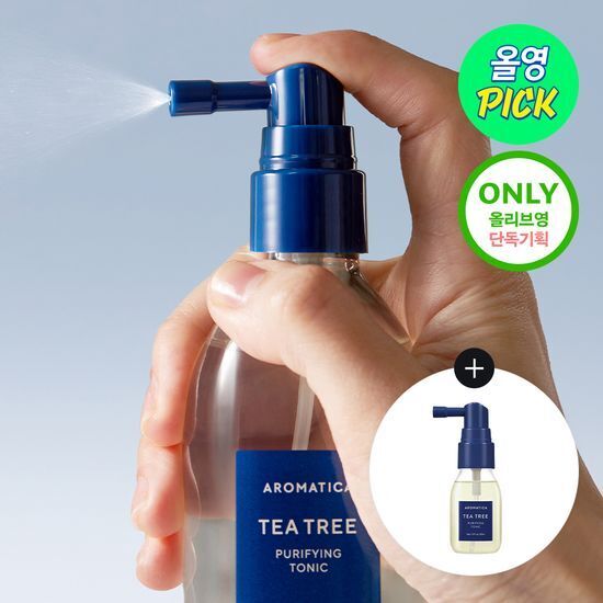 《Olive young連線》AROMATICA  Tonic 100ml Set (+Tea Tree Tonic 30ml)
