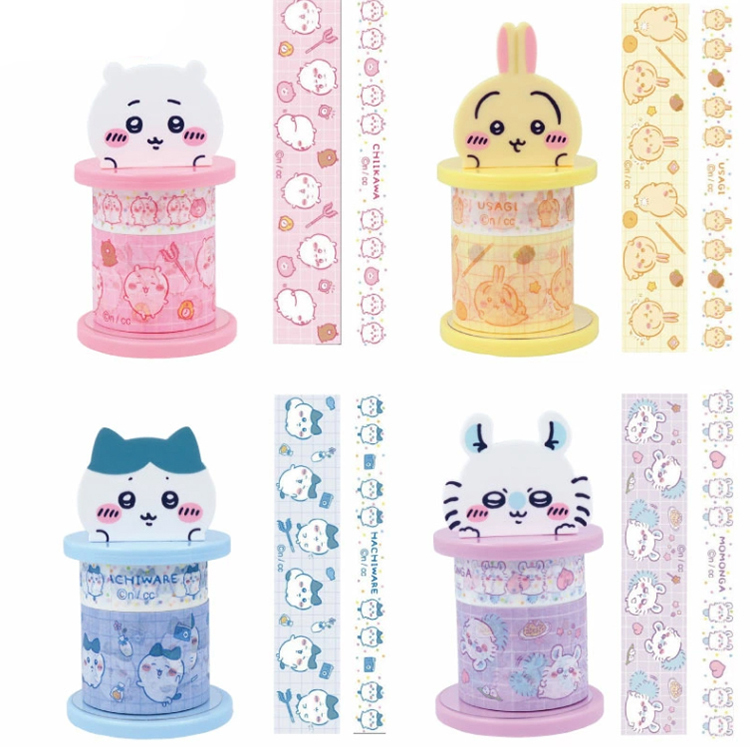 吉伊卡哇 2入紙膠帶 附收納架｜日本Sun-Star