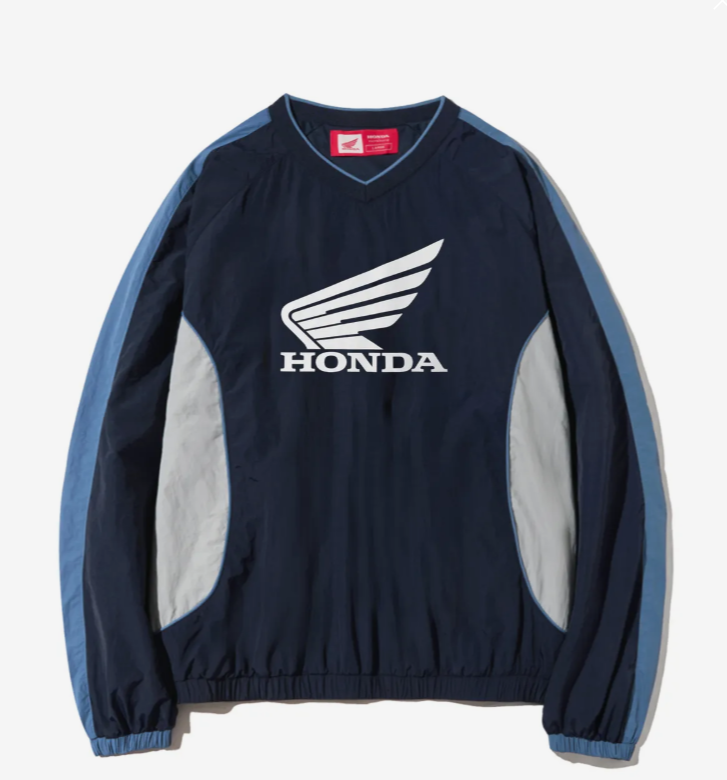 HONDA 本田 /  Honda Sporty Line Track nylon Long sleeve_Navy / HFS1LS307ANA /  AUG25
