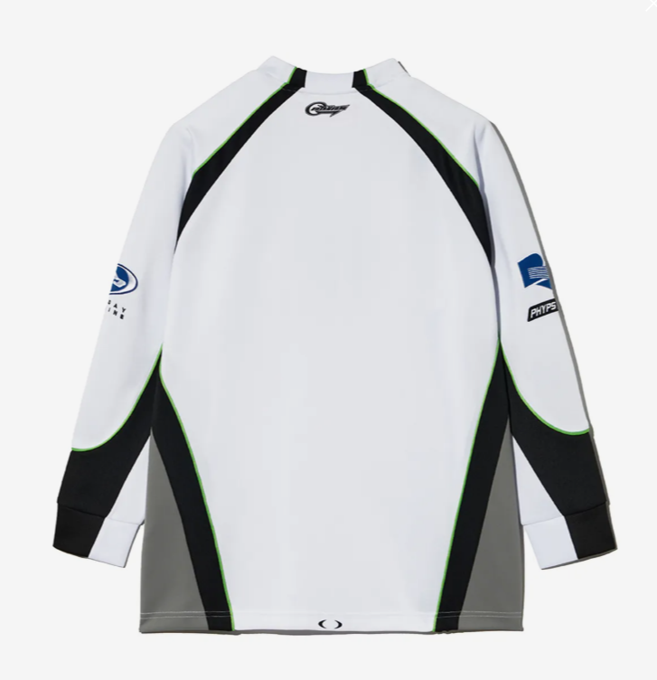 HONDA 本田 /  Motorcycle Raglan Jersey White / HEF1LS302AWH  /  AUG25