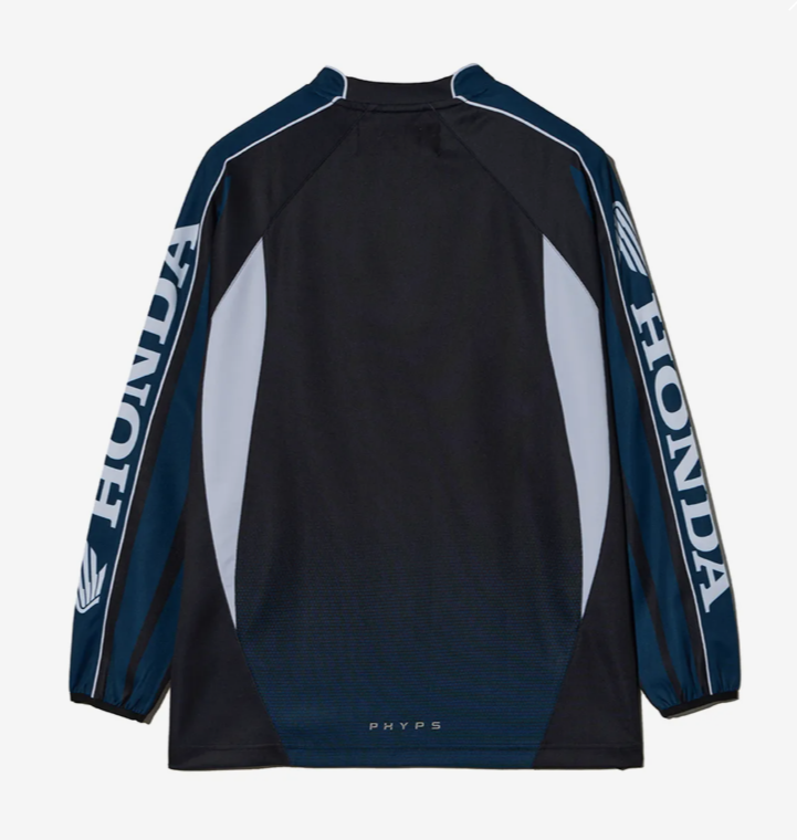 HONDA 本田 /  Motorcycle Piping Jersey Blue / HEF1LS304AB /  AUG25