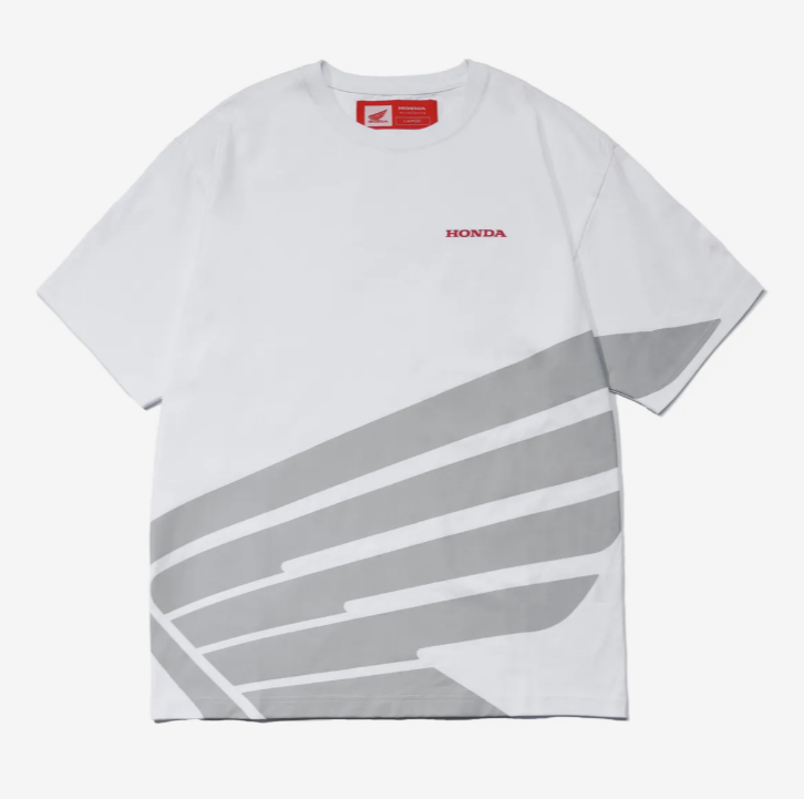 HONDA 本田 /  Big Wing Logo T-shirt White / HEM1SS371AWH /  AUG25