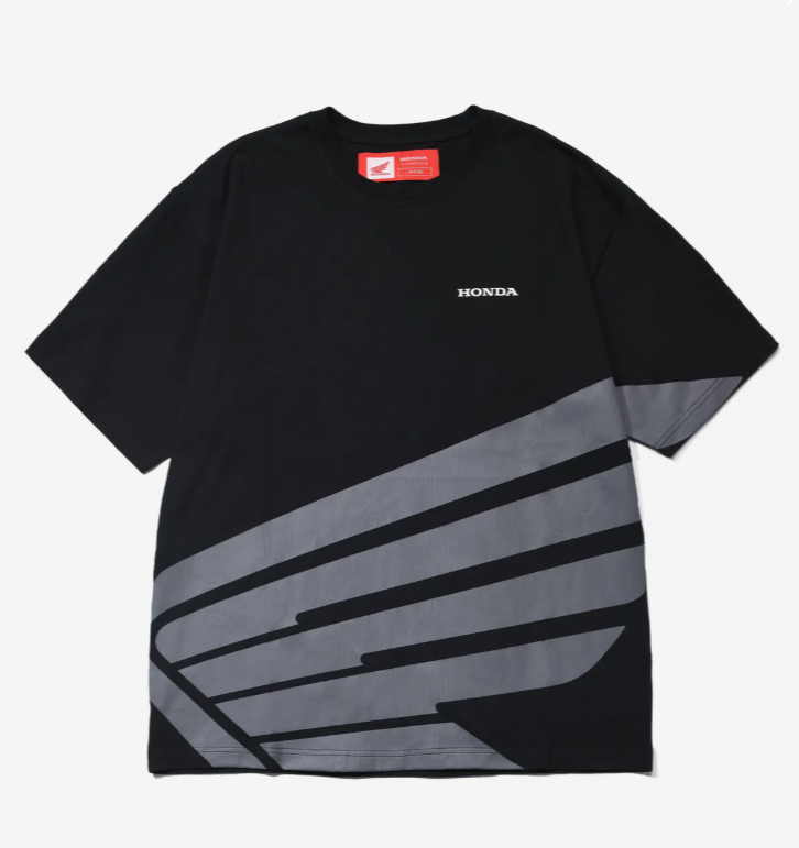 HONDA 本田 / Big Wing Logo T-shirt Black / HEM1SS371ABK /  AUG25