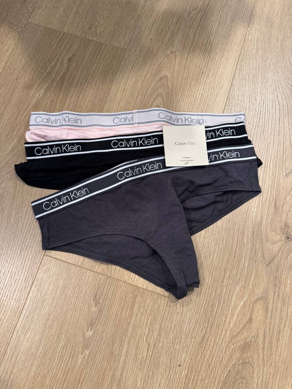 [USW] CALVIN KLEIN BLACK/PINK WOMEN'S HIPSTER, QP2415O-001 (UZZ926)