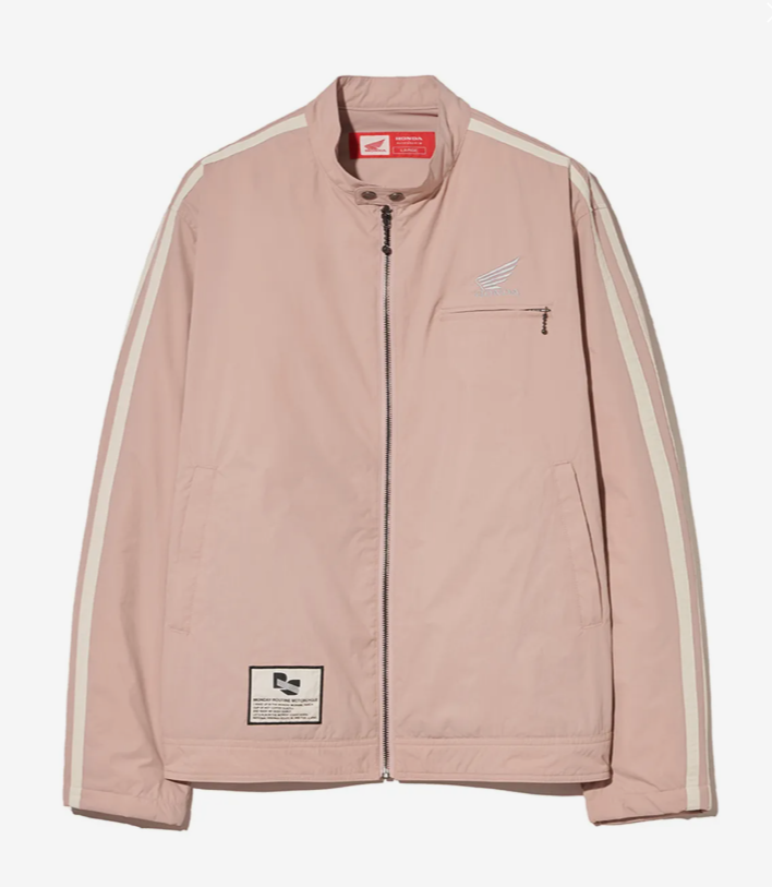 HONDA 本田 /  Honda Nylon semi crop Track Jacket Pink / HEF1JK302API /  AUG25