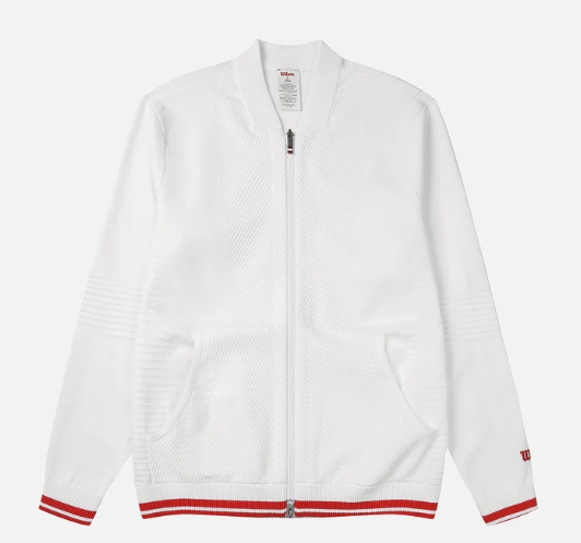 WILSON  威爾森 / 飛行員針織夾克 / 白色 / WM00445511WTA / AUG25