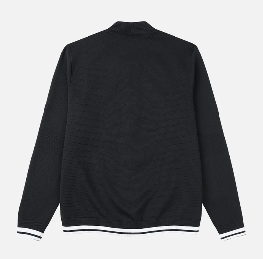 WILSON  威爾森 / 飛行員針織夾克 / 黑色 / WM00445511BKA  /  AUG25