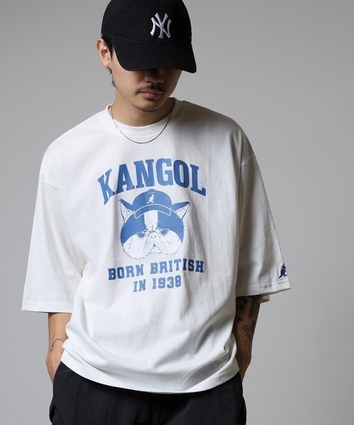 KANGOL / CAT PRINT TEE