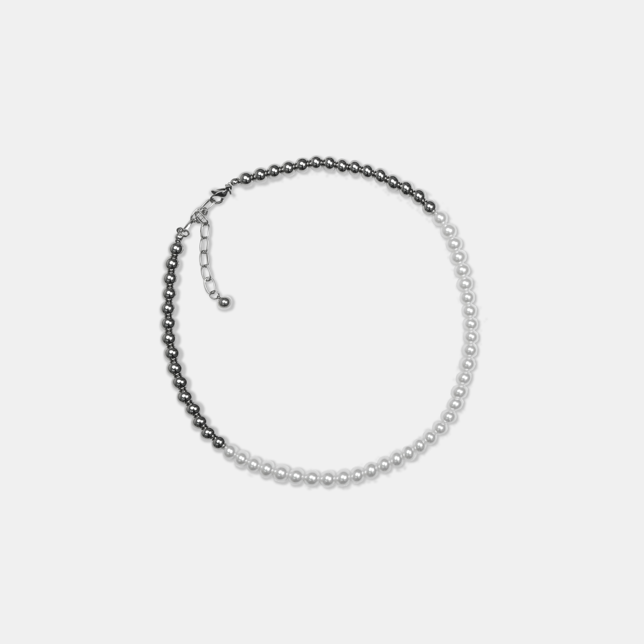 ACR 珍珠 異材質 拼接 項鍊