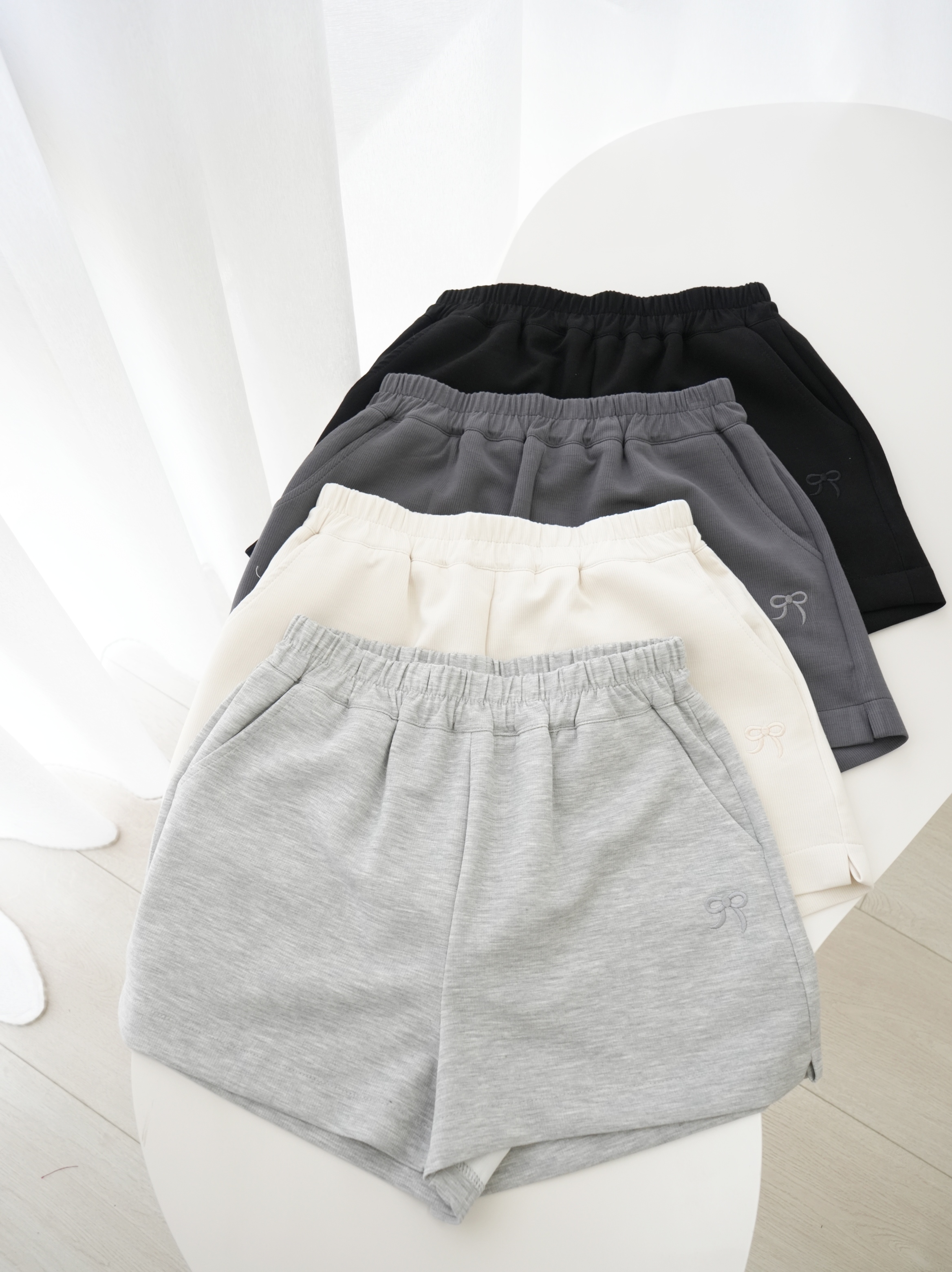 法朵Fado shop｜蝴蝶結口袋短褲 (S-L可穿) 220B015 四色