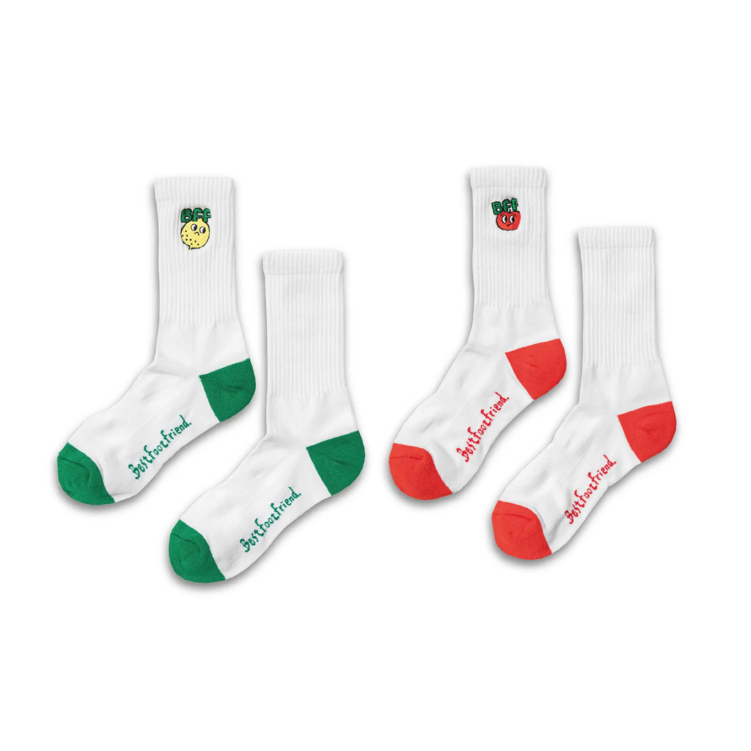 【車庫服飾】BEST FOOT FRIEND / Tomato Lemon 番茄檸檬襪