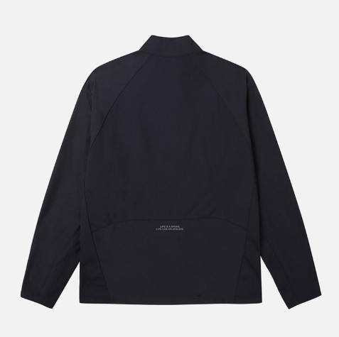 WILSON 威爾森 /  編織混和拉鍊外套 / 黑色 / WM30094513BLK /  AUG25