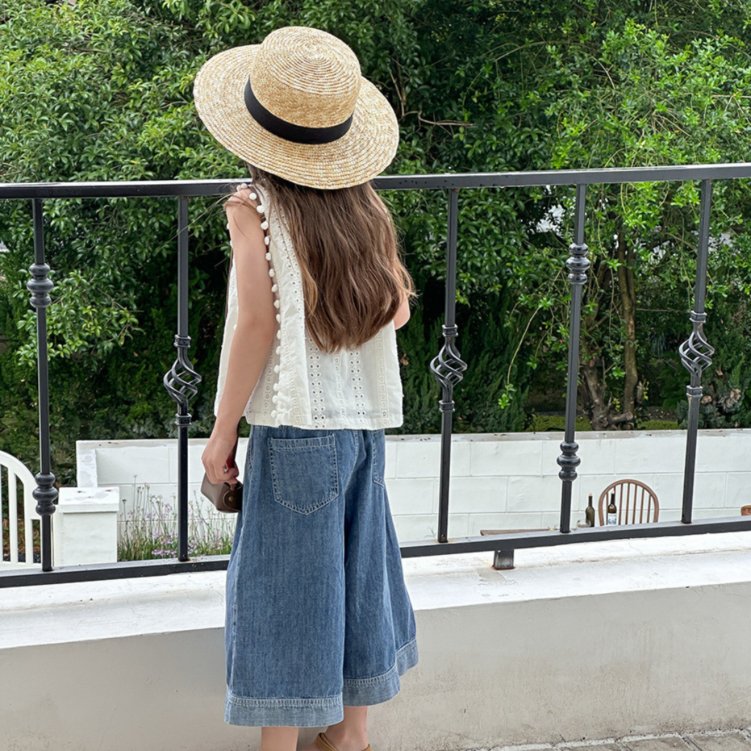 25夏 無袖背心娃娃衫