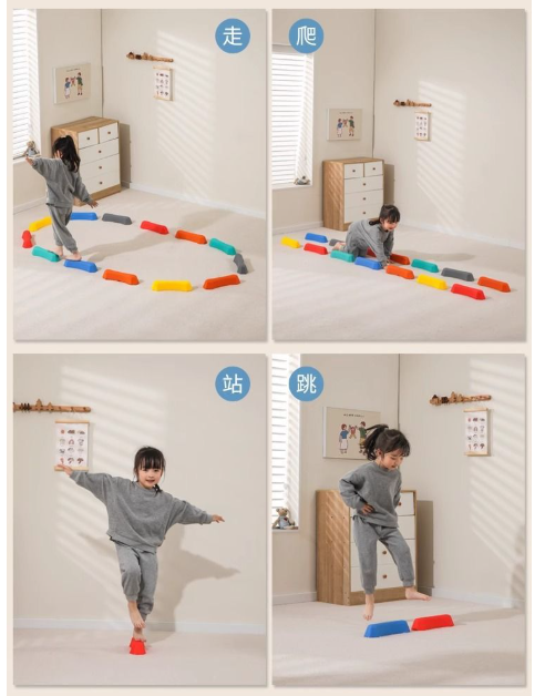 感统训练平衡桥 6片