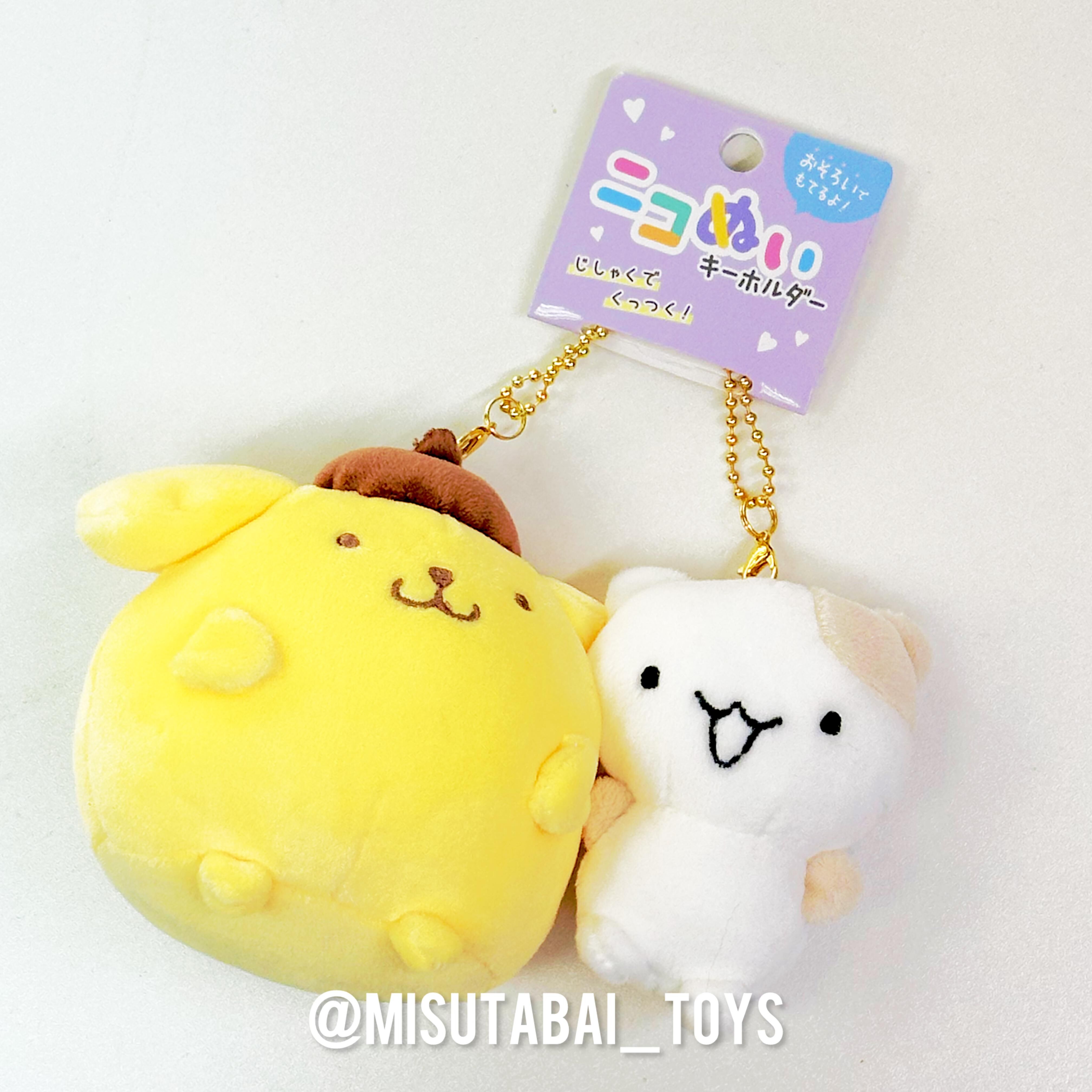 Sanrio 肥布甸狗 & 小貓磁石貼面公仔掛飾