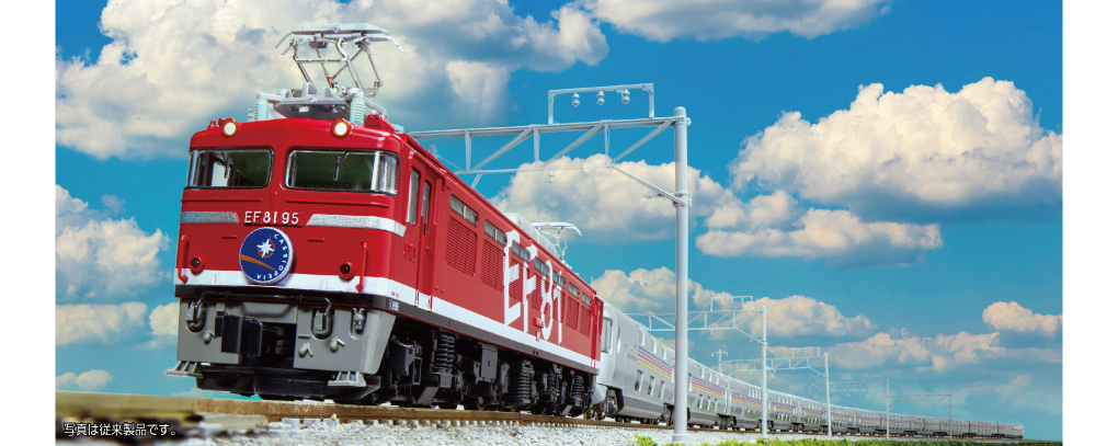 Kato 3066-F N規 EF81 95號彩虹塗裝機車 無槽馬達 電車