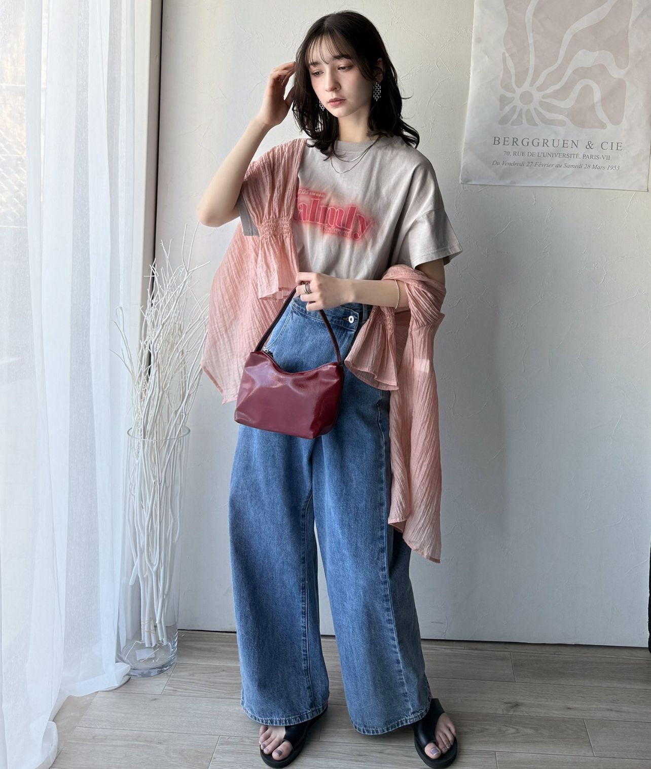 【預購】JN080206 classicalelf 圖案噴塗短袖上衣