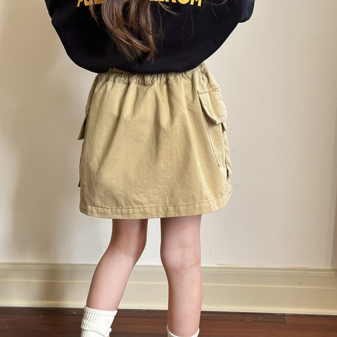 25夏 口袋工裝短裙