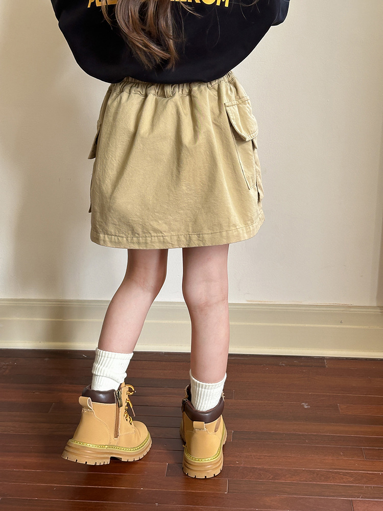 25夏 口袋工裝短裙