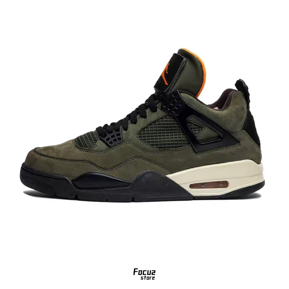 【Focus Store】部分現貨 Undefeated x Nike Air Jordan 4 Retro "Olive" 2025 橄欖綠 IB1519-200