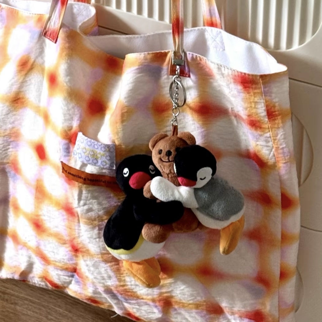 PINGU 愛的抱抱 山莫 SHANDMOO 可愛 玩偶 絨毛吊飾