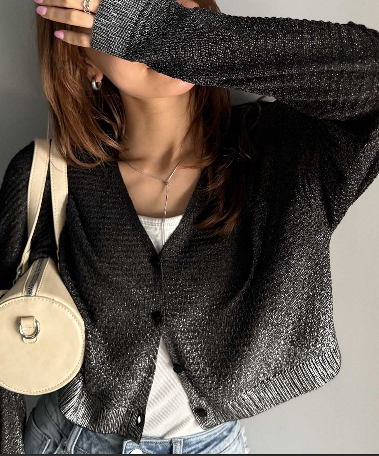 【預購】JN080211 mily bilet 短版V領外套