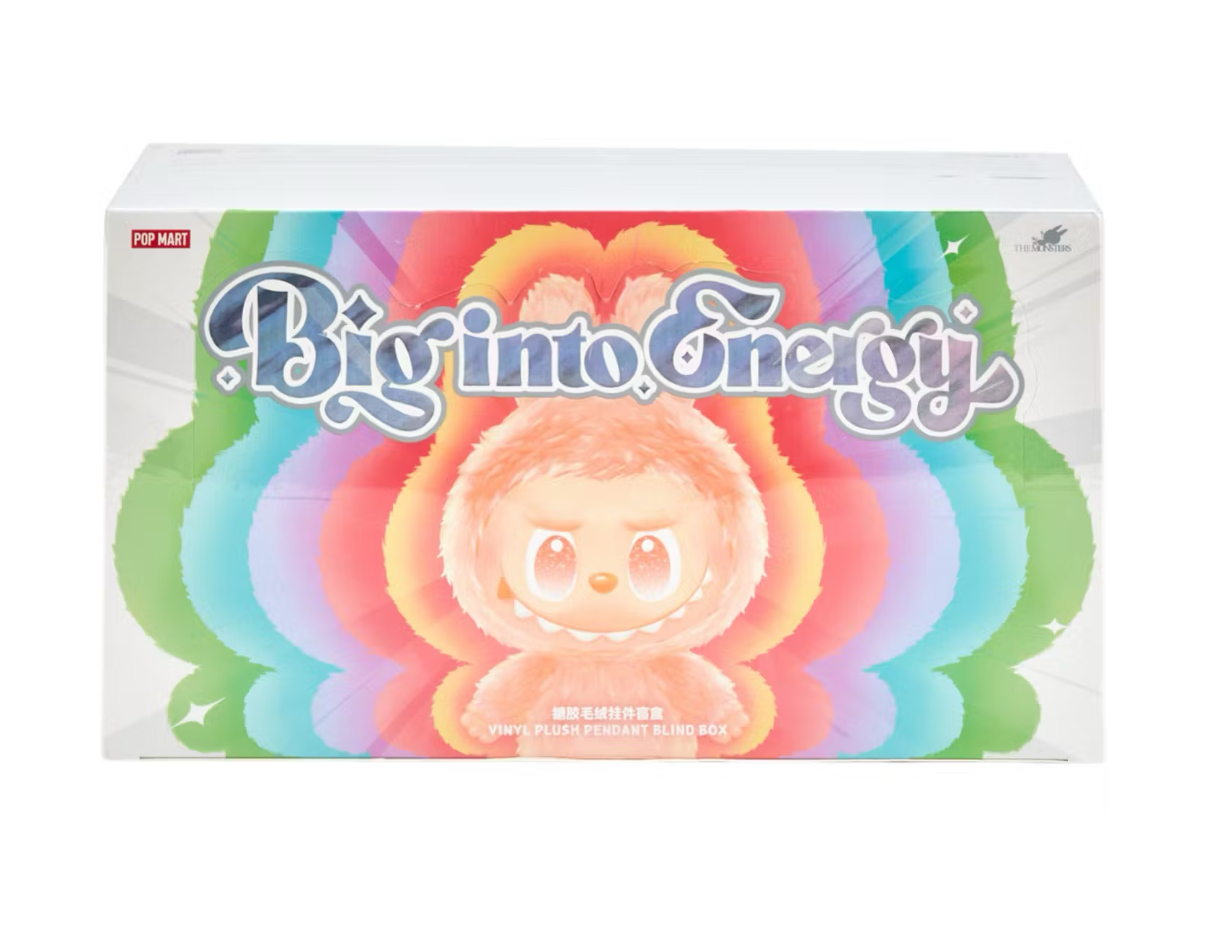 Pop Mart Labubu The Monsters Big into Energy Series Vinyl Plush Pendant Sealed Case (6 Blind Box) 前方高能 3.0