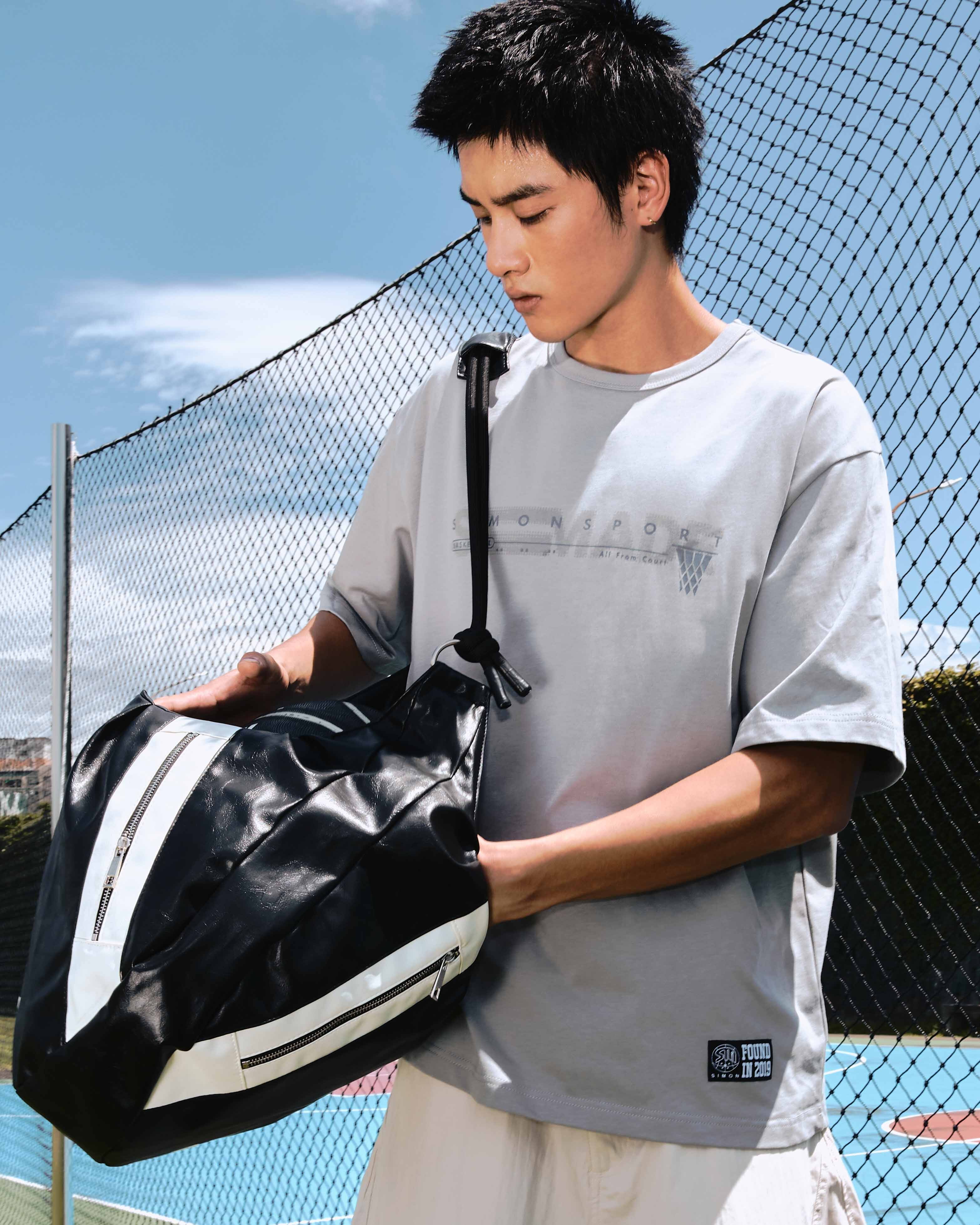 SIMON MADE TS-2523-03 區域防守 籃球 短T