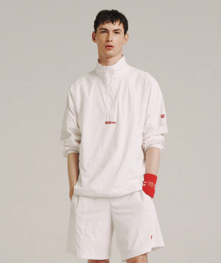 WILSON 威爾森 / Impact Anorak 防風風衣 / WM30100513WHT /  AUG25