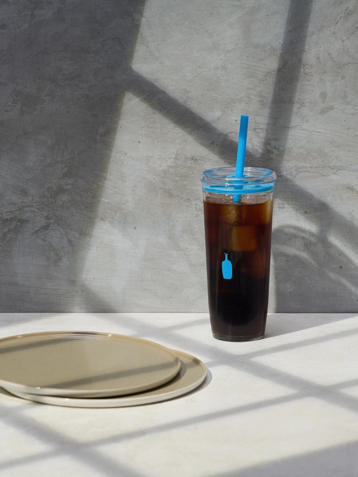 【現貨】 🔹日本限定Blue Bottle 透明 吸管杯