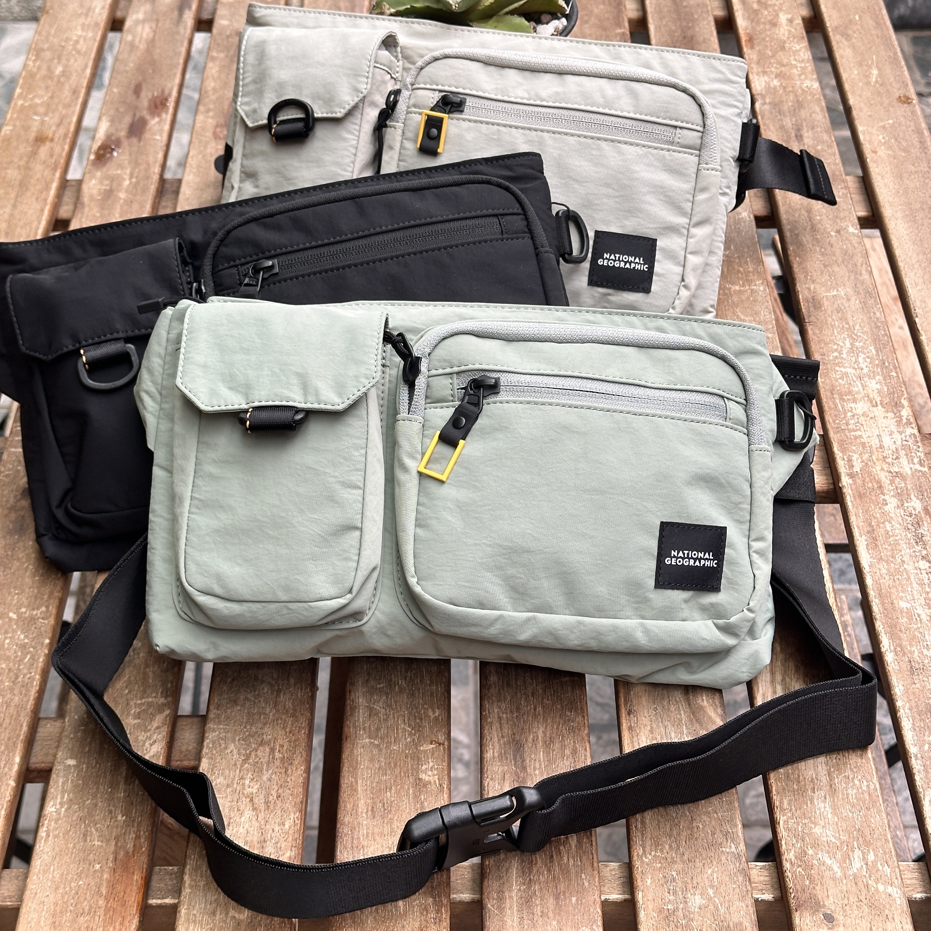 【現貨】NATIONAL GEOGRAPHIC 國家地理 ADELIE 插扣斜背包 腰包 2L N255ACR250