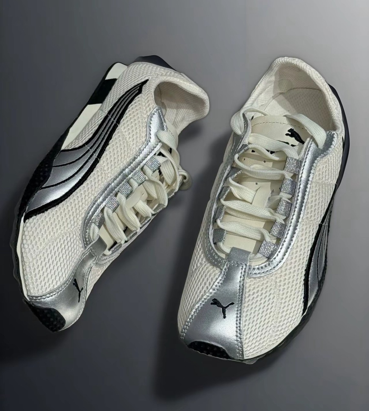 PUMA 彪馬 H-Street 銀光白 薄底德訓鞋 男女款 舒適百搭休閒鞋 包上恩同款✨ Aug25