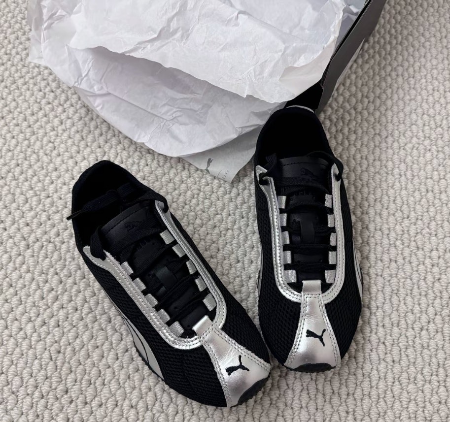 PUMA 彪馬 H-Street 銀光黑 德訓鞋 薄底休閒鞋 男女款 舒適百搭 潮鞋推薦 Aug25