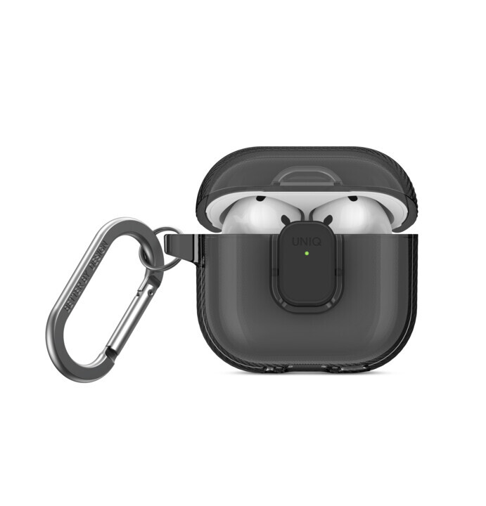 UNIQ Glase Pro AirPods 4 卡扣式保護套 (附登山扣)
