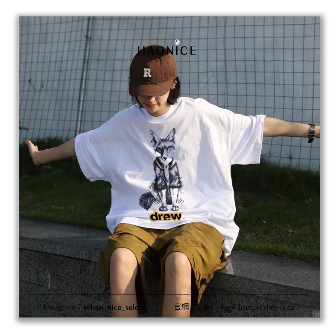 【HAO NICE】25SS🔥DREW HOUSE 動物系列 素描狐狸 手繪風短袖 短T