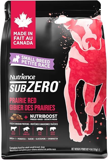 Nutrience SubZero 凍乾無穀物系列．鮮牛肝+紅肉+海魚 小型犬配方1.8kg/4.5kg