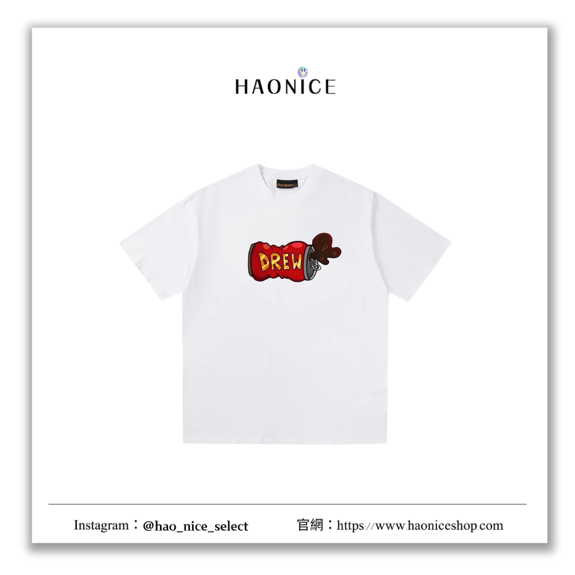 【HAO NICE】25SS🔥DREW HOUSE 卡通玩偶系列 經典logo 可樂罐 易拉罐 短袖 短T