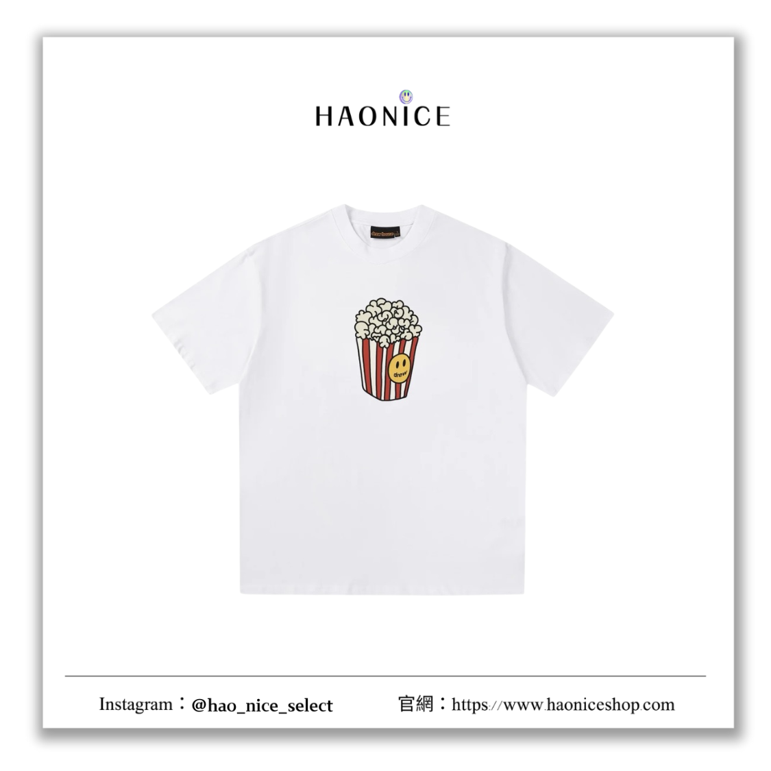 【HAO NICE】25SS🔥DREW HOUSE 卡通玩偶系列 經典logo 劇院爆米花 短袖 短T